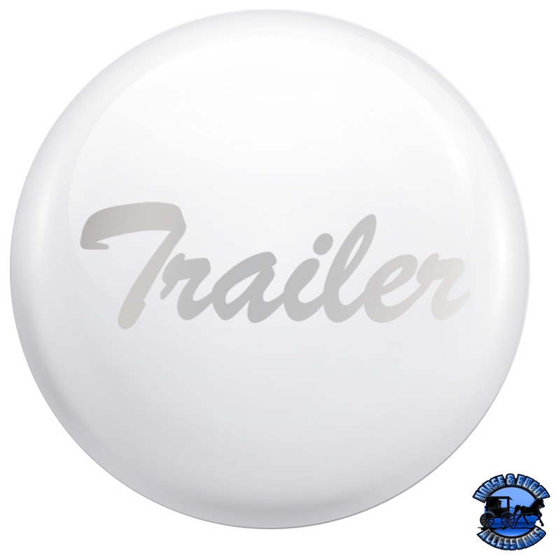 "TRAILER" GLOSSY AIR VALVE KNOB CANDY COLOR STICKER (Choose Color) Air Valve Sticker White Lavender