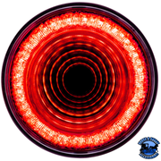 24 LED 4" ROUND MIRAGE LIGHT (STOP, TURN & TAIL) (Choose Lens) light Red Black