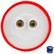 3 LED 2" ROUND LOW PROFILE LIGHT (CLEARANCE/MARKER) (Choose Grommet) LED Circular Light With,Without Light Gray