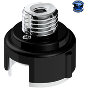 M30X3.5 THREAD-ON GEARSHIFT ADAPTER W/LED MOUNT FOR EATON-FULLER 13/15/18 SPEED (Choose Color) Adapter Black Black