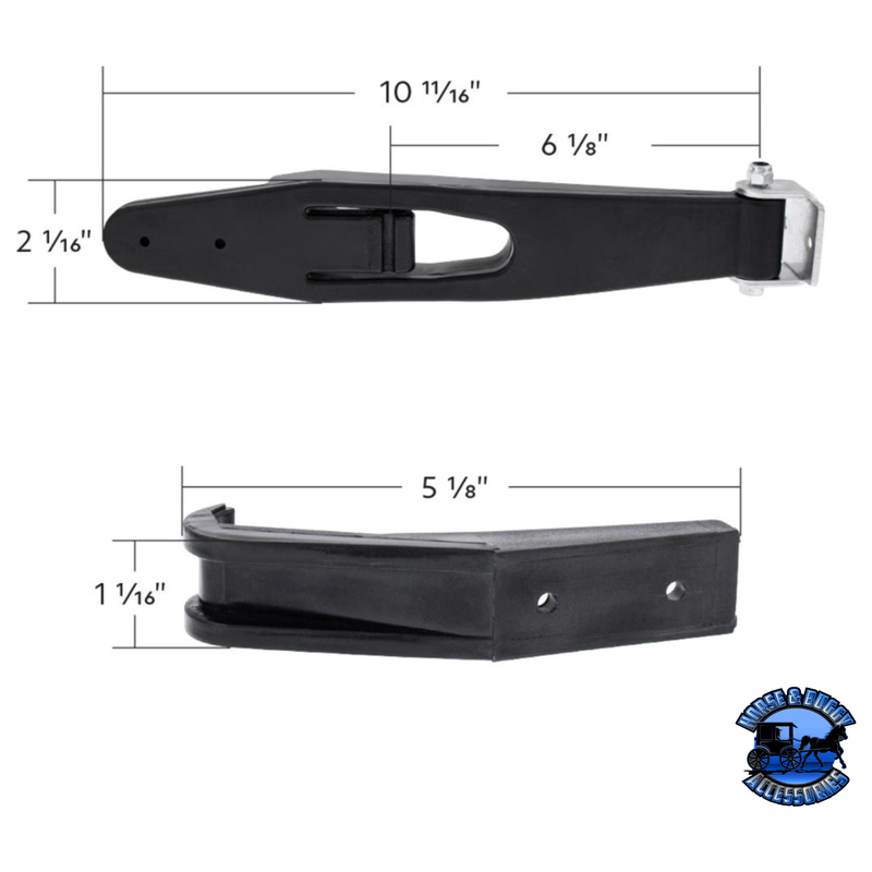 HOOD LATCH KIT FOR FREIGHTLINER FLD 120 #43002 Latch Dark Slate Gray