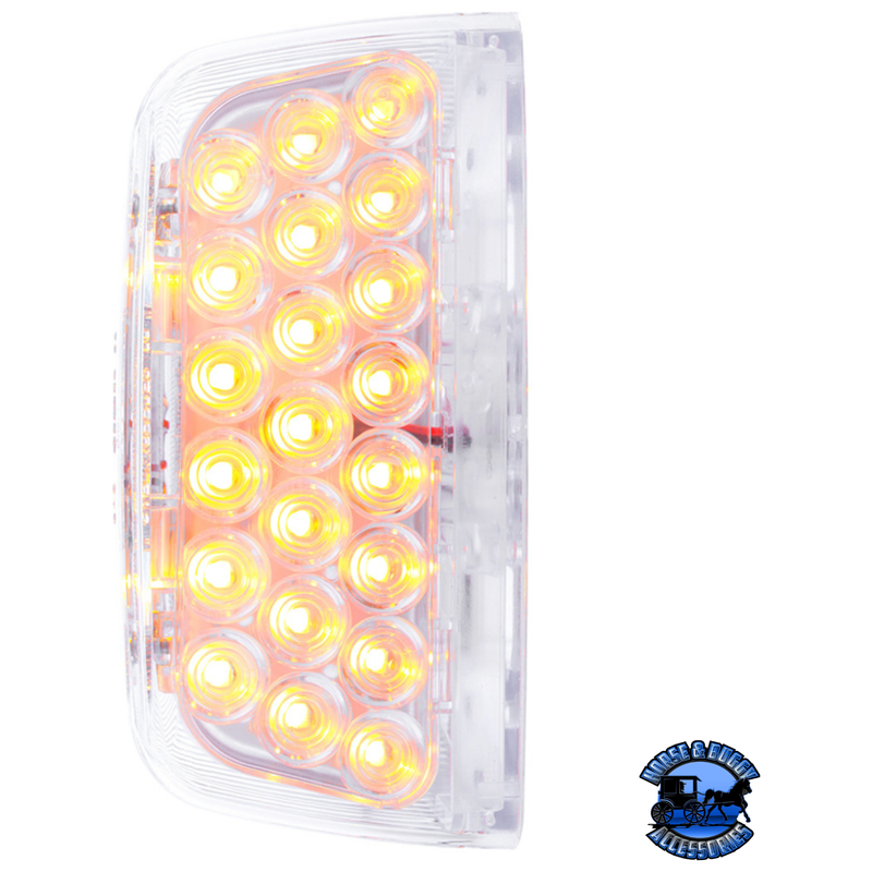 31 LED TURN SIGNAL LIGHT FOR 1987-2007 PETERBILT 379/378/357 (Choose Lens Color) TURN SIGNAL Clear Light Gray