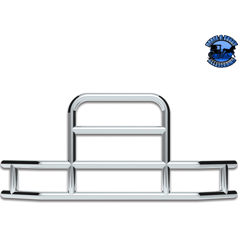 HIGHWAYSHIELD I85-304 STAINLESS STEEL GRILLE GUARD & BRACKET KIT (Choose Kit) HIGHWAYSHIELD KW T680 (13-21),PB 579 (12-21) 587 (10-16) KW T660 (08-17),Volvo VNL (03-17),International LT (18+) Prostar (06-17),FL Cascadia (18+),Volvo VNL (18+),KW T680/PB 579 (22+) Light Gray