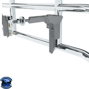 HIGHWAYSHIELD I85-304 STAINLESS STEEL GRILLE GUARD & BRACKET KIT (Choose Kit) HIGHWAYSHIELD FL Cascadia (08-17),KW T680 (13-21),PB 579 (12-21) 587 (10-16) KW T660 (08-17),Volvo VNL (03-17),International LT (18+) Prostar (06-17),FL Cascadia (18+),Volvo VNL (18+),KW T680/PB 579 (22+) Light Gray