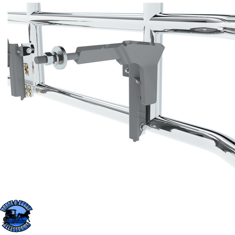 HIGHWAYSHIELD I40-304 STAINLESS STEEL GRILLE GUARD & BRACKET KIT (Choose Kit) HIGHWAYSHIELD FL Cascadia (08-17),KW T680 (13-21),PB 579 (12-21) 587 (10-16) KW T660 (08-17),Volvo VNL (03-17),International LT (18+)  Prostar (06-17),FL Cascadia (18+),Volvo VNL (18+),KW T680/PB 579 (22+) Light Gray