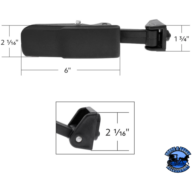 HOOD LATCH FOR 2013-2021 KENWORTH T680 #43010 latch Dark Slate Gray