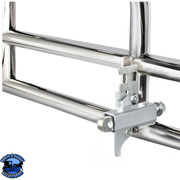 HIGHWAYSHIELD I25-304 STAINLESS STEEL GRILLE GUARD & BRACKET KIT (Choose Kit) HIGHWAYSHIELD FL Cascadia (08-17),KW T680 (13-21),PB 579 (12-21)  587 (10-16) KW T660 (08-17),Volvo VNL (03-17),International LT (18+) Prostar (06-17),FL Cascadia (18+),Volvo VNL (18+),KW T680/PB 579 (22+) Gray