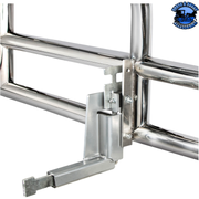 HIGHWAYSHIELD I25-304 STAINLESS STEEL GRILLE GUARD & BRACKET KIT (Choose Kit) HIGHWAYSHIELD FL Cascadia (08-17),KW T680 (13-21),PB 579 (12-21)  587 (10-16) KW T660 (08-17),Volvo VNL (03-17),International LT (18+) Prostar (06-17),FL Cascadia (18+),Volvo VNL (18+),KW T680/PB 579 (22+) Gray