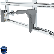 HIGHWAYSHIELD I20-304 STAINLESS STEEL GRILLE GUARD & BRACKET KIT (Choose Kit) HIGHWAYSHIELD FL Cascadia (08-17),KW T680 (13-21),PB 579 (12-21) 587 (10-16) KW T660 (08-17),Volvo VNL (03-17),International LT (18+)  Prostar (06-17),FL Cascadia (18+),Volvo VNL (18+),KW T680/PB 579 (22+) Light Gray