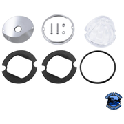 GLASS WATERMELON LIGHT KIT FOR 3/4" MINI LIGHT (Choose Lens Color) watermelon glass lens Clear Lens Dark Slate Gray