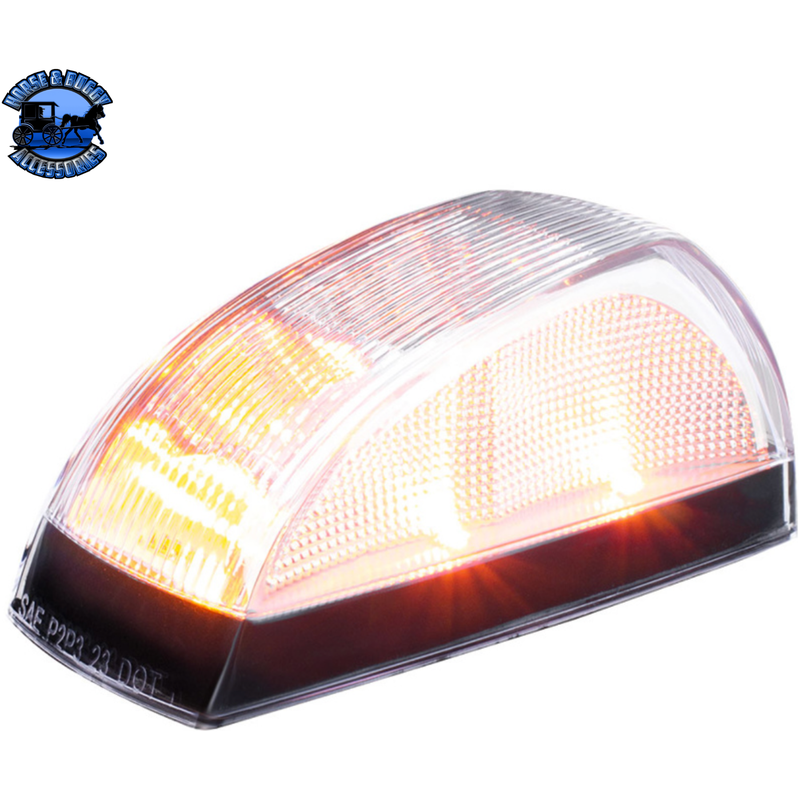 8 LED CAB LIGHT FOR FREIGHTLINER M2 (Choose Lens) CAB LIGHT Clear Dark Slate Gray