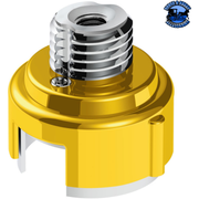M30X3.5 THREAD-ON GEARSHIFT ADAPTER W/LED MOUNT FOR EATON-FULLER 13/15/18 SPEED (Choose Color) Adapter Yellow Goldenrod