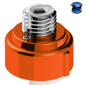 M30X3.5 THREAD-ON GEARSHIFT ADAPTER W/LED MOUNT FOR EATON-FULLER 9/10 SPEED (Choose Color) Adapter Orange Chocolate