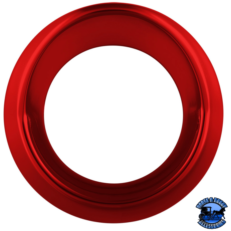 CANDY COLOR SMALL GAUGE COVER WITH VISOR (Choose Color) Gauge Bezel Red Dark Red