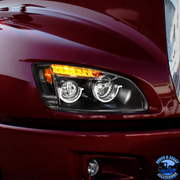 FULL LED HEADLIGHT FOR 2008-2017 KENWORTH T660 (Choose Color) (Choose Side) LED Headlight Chrome / Driver's Side,Chrome / Passenger's side,Black / Driver's Side,Black / Passenger's side Black