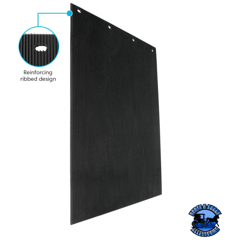 24" X 30" BLACK PROFLEX MUD FLAP (Choose Style) Mud Flap No Graphic,Freightliner Logo Dark Slate Gray