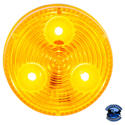 3 LED 2" ROUND LOW PROFILE LIGHT (CLEARANCE/MARKER) (Choose Grommet) (Choose Color) LED Circular Light Without Gold