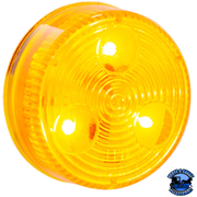 3 LED 2" ROUND LOW PROFILE LIGHT (CLEARANCE/MARKER) (Choose Grommet) (Choose Color) LED Circular Light With,Without Gold