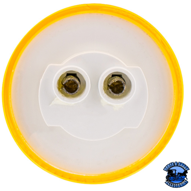 3 LED 2" ROUND LOW PROFILE LIGHT (CLEARANCE/MARKER) (Choose Grommet) (Choose Color) LED Circular Light With,Without Light Gray