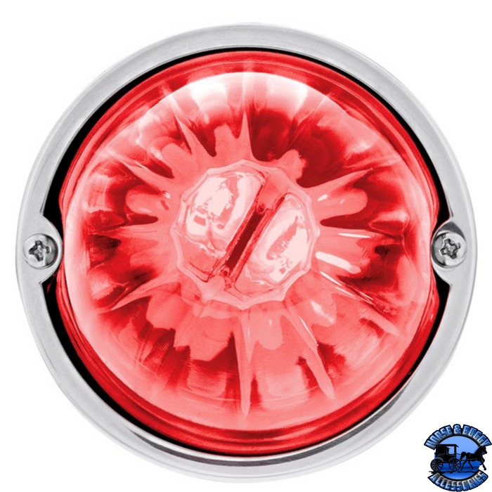 STAR-BURST GLASS WATERMELON LIGHT FLUSH MOUNT KIT (Choose LED Color) (Choose Lens Color)