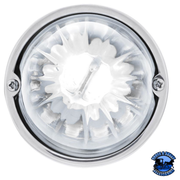 STAR-BURST GLASS WATERMELON LIGHT FLUSH MOUNT KIT (Choose LED Color) (Choose Lens Color) watermelon glass lens Amber / Amber,Amber / Dark Amber,Amber / Clear,Red / Red,Red / Clear,White / Clear Light Gray