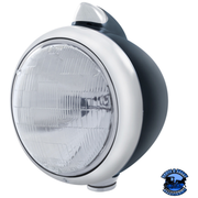 BLACK GUIDE 682-C HEADLIGHT 6014 & ORIGINAL STYLE LED SIGNAL (Choose Color) HEADLIGHT Clear Gray