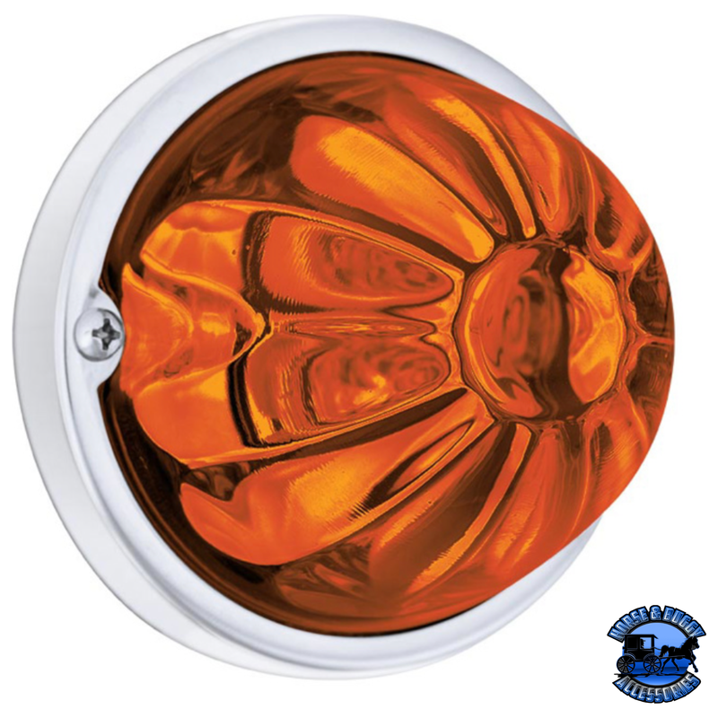 GLASS WATERMELON LIGHT KIT WITH 4 LED LIGHT (Choose LED Color) (Choose Lens Color) watermelon glass lens Amber / Amber,Amber / Dark Amber,Amber / Clear,Red / Red,Red / Clear,Blue / Clear,White / Clear Sienna