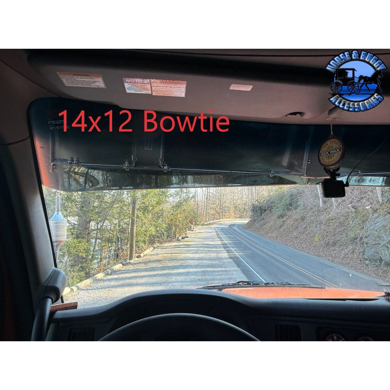 Iowa Customs Peterbilt (Kenworth T680, T880, W990) (Peterbilt 567, 579, 589) Visors (Mounts to Factory Visor Brackets) (Choose style)