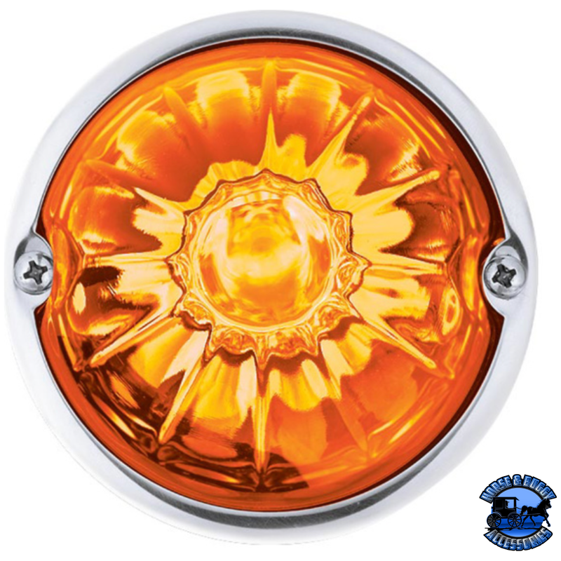 GLASS WATERMELON LIGHT KIT WITH 2 LED LIGHT (Choose LED Color) (Choose Lens Color) watermelon glass lens Amber / Amber,Amber / Dark Amber,Amber / Clear,Red / Red,Red / Clear,White / Clear Chocolate