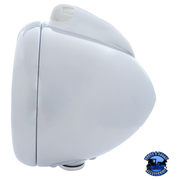 STAINLESS STEEL GUIDE 682-C HEADLIGHT H6024 & DUAL MODE LED SIGNAL (Choose Color) HEADLIGHT Clear,Amber Light Gray