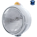 Gray STAINLESS STEEL GUIDE 682-C HEADLIGHT 6014 & DUAL MODE LED SIGNAL (Choose Color) HEADLIGHT Amber