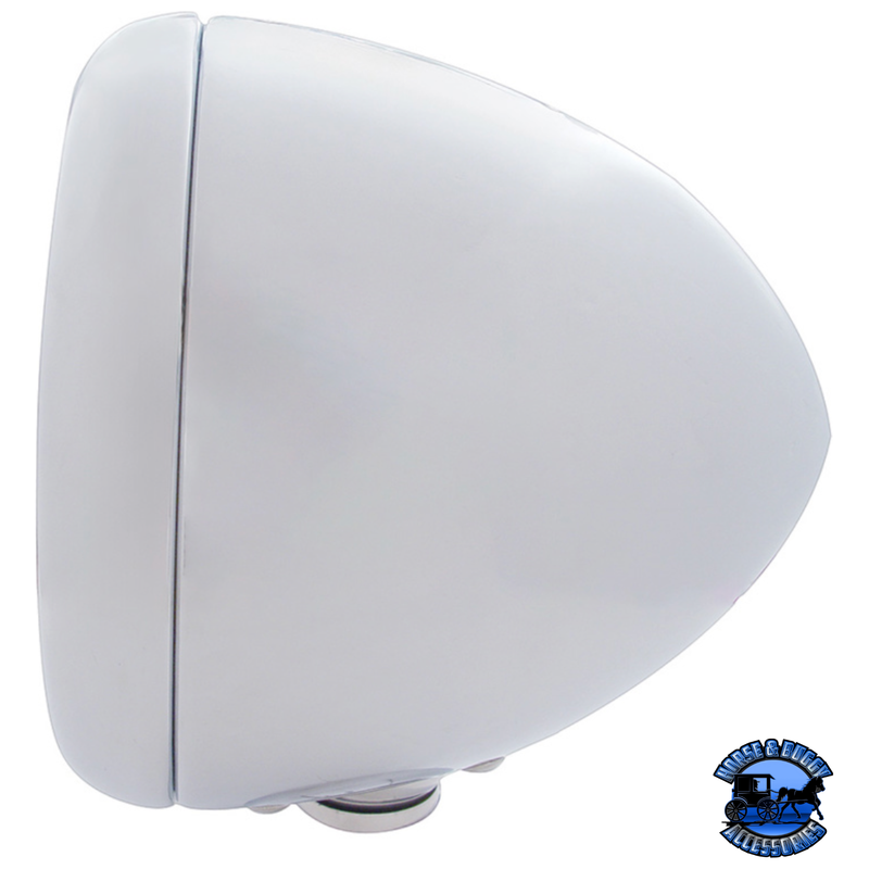 GUIDE 682-C STYLE HEADLIGHT 6014 BULB (Choose Color) HEADLIGHT Chrome,Black,Stainless Light Gray