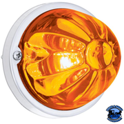 GLASS WATERMELON LIGHT KIT WITH LED LIGHT (Choose LED Color) (Choose Lens Color) watermelon glass lens Amber / Amber Goldenrod