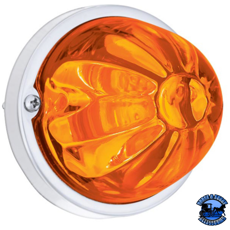 GLASS WATERMELON LIGHT KIT WITH LED LIGHT (Choose LED Color) (Choose Lens Color) watermelon glass lens Amber / Amber,Amber / Dark Amber,Amber / Clear,Red / Red,Red / Clear Chocolate