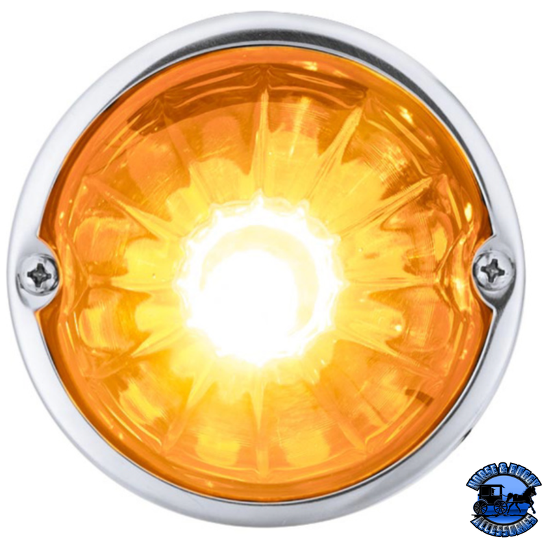 GLASS WATERMELON LIGHT KIT WITH LED LIGHT (Choose LED Color) (Choose Lens Color) watermelon glass lens Amber / Amber,Amber / Dark Amber,Amber / Clear,Red / Red,Red / Clear Goldenrod