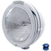 Gray STAINLESS STEEL CLASSIC HEADLIGHT 6014 BULB & LED TURN SIGNAL (Choose Color) HEADLIGHT Clear