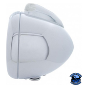 CHROME GUIDE 682-C HEADLIGHT NO BULB WITH LED SIGNAL (Choose Mode) (Choose Color) HEADLIGHT Single / Amber,Dual / Amber,Dual / Clear Light Gray