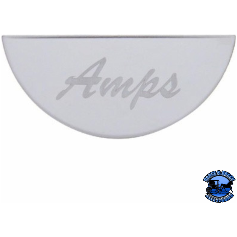 GAUGE PLATE FOR PETERBILT - AMPS #48049 Gauge Plate Light Gray