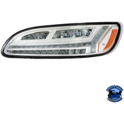 6 LED HEADLIGHT FOR PETERBILT 386 (2006-2016) & 387 (2000-2011) (Choose Color) (Choose Side) HEADLIGHT Chrome / Driver's Side,Chrome / Passenger's Side,Black / Driver's Side,Black / Passenger's Side Gray