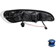 6 LED HEADLIGHT FOR PETERBILT 386 (2006-2016) & 387 (2000-2011) (Choose Color) (Choose Side) HEADLIGHT Chrome / Driver's Side,Chrome / Passenger's Side,Black / Driver's Side,Black / Passenger's Side Dark Slate Gray