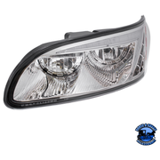 LED HEADLIGHT WITH COLOR CHANGING POSITION LIGHT BAR FOR PETERBILT 386 (2005-2015) & 387 (1999-2010) (Choose Color) (Choose Side) HEADLIGHT Chrome / Driver's Side,Chrome / Passenger's Side,Black / Driver's Side,Black / Passenger's Side Gray