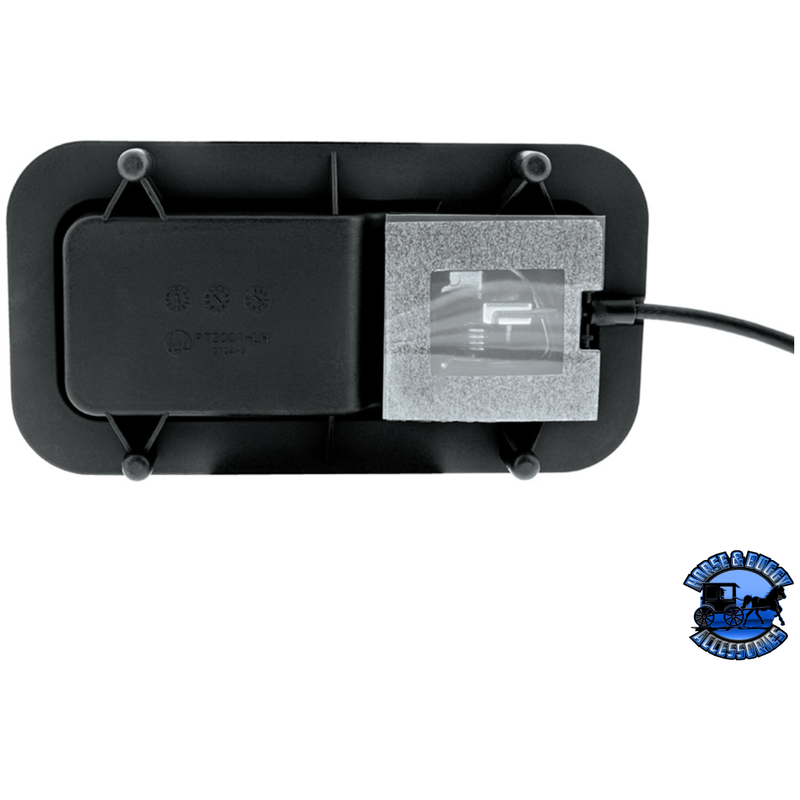 CHROME INTERIOR DOOR HANDLE W/CABLE & BASE FOR PETERBILT 389 (2008-2023) AND 386 (2006-2016) (BULK) (Choose Side) DOOR HANDLE Driver's Side,Passenger's Side Dark Slate Gray