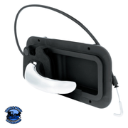 CHROME INTERIOR DOOR HANDLE W/CABLE & BASE FOR PETERBILT 389 (2008-2023) AND 386 (2006-2016) (BULK) (Choose Side) DOOR HANDLE Driver's Side,Passenger's Side Dark Slate Gray