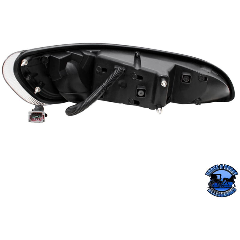 LED HEADLIGHT FOR PETERBILT 386 (2005-2015) & 387 (1999-2010) (Choose Side) (Choose Color) HEADLIGHT Chrome / Driver's Side,Chrome / Passenger's Side,Black / Driver's Side,Black / Passenger's Side Black