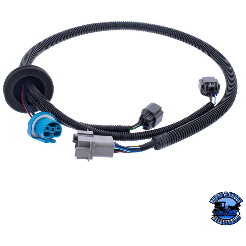 OE STYLE HEADLIGHT HARNESS FOR PETERBILT 386 (2005-2015) & 387 (1999-2010) #34267 Wire Harness Dark Slate Gray