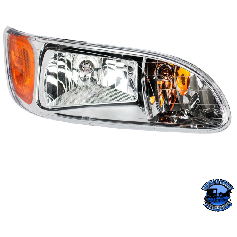 HEADLIGHT FOR 2008+ PETERBILT 382/384/386/387 - COMPETITION SERIES (Choose Side) HEADLIGHT Driver's Side,Passenger's Side Dark Slate Gray