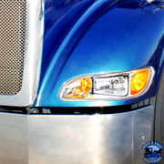 HEADLIGHT FOR 2008+ PETERBILT 382/384/386/387 - COMPETITION SERIES (Choose Side) HEADLIGHT Driver's Side,Passenger's Side Dark Slate Blue