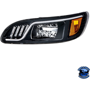 LED HEADLIGHT WITH LED TURN, POSITION, & DRL FOR PETERBILT 386 (2005-2015) & 387 (1999-2010) (Choose Color) (Choose Side) HEADLIGHT Black / Driver's Side,Black / Passenger's Side,Chrome / Driver's Side,Chrome / Passenger's Side Gray