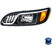 LED HEADLIGHT WITH LED TURN, POSITION, & DRL FOR PETERBILT 386 (2005-2015) & 387 (1999-2010) (Choose Color) (Choose Side) HEADLIGHT Black / Driver's Side,Black / Passenger's Side,Chrome / Driver's Side,Chrome / Passenger's Side Tan