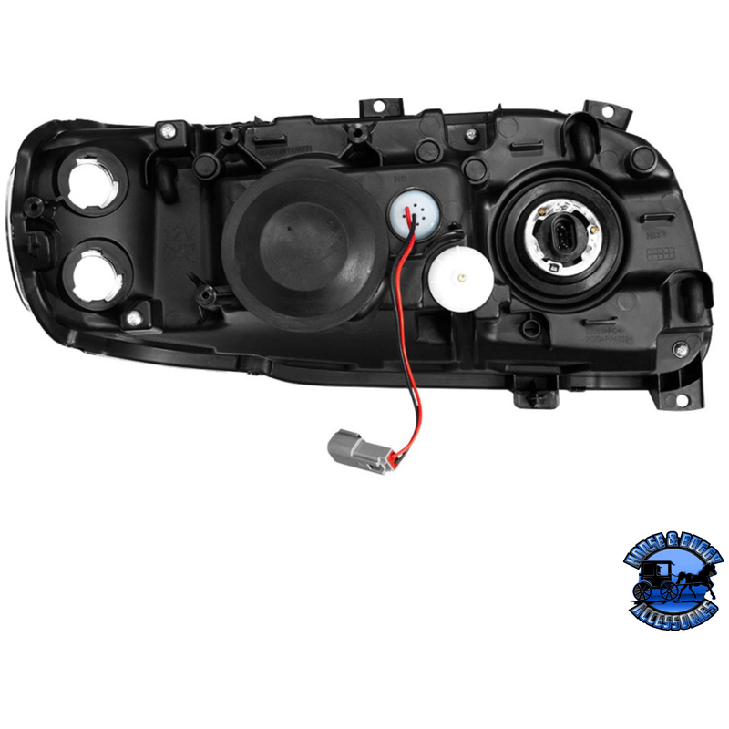 HEADLIGHT FOR 2008-2024 PETERBILT 389 (Choose Side) HEADLIGHT Driver's Side,Passenger's Side Dark Slate Gray